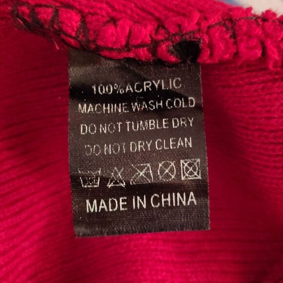 COOKIES Dark Red White Logo Embroidered Adult Unisex Knit Beanie - Picture 8 of 8